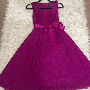 Lace Adrianna Papell Pink Semi-formal dress